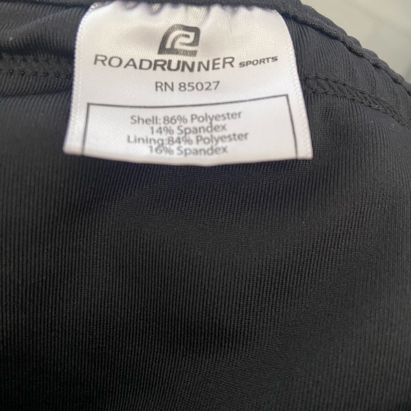 Roadrunner Running Compression Shorts (Skort) Black Velocity - Picture 8 of 8